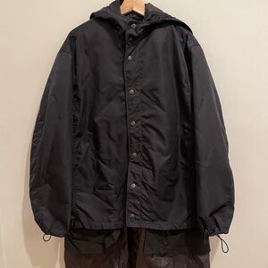 3.1 Phillip Lim Black Hooded Raincoat